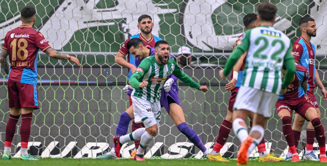 Konyaspor:1-Trabzonspor:1 ilk yarı