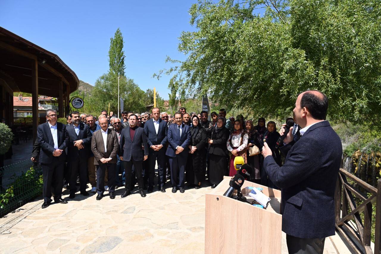 Hadim Yerköprü Şelalesi Çevre Düzenlenmesi çalışmalarının açılışı yapıldı
