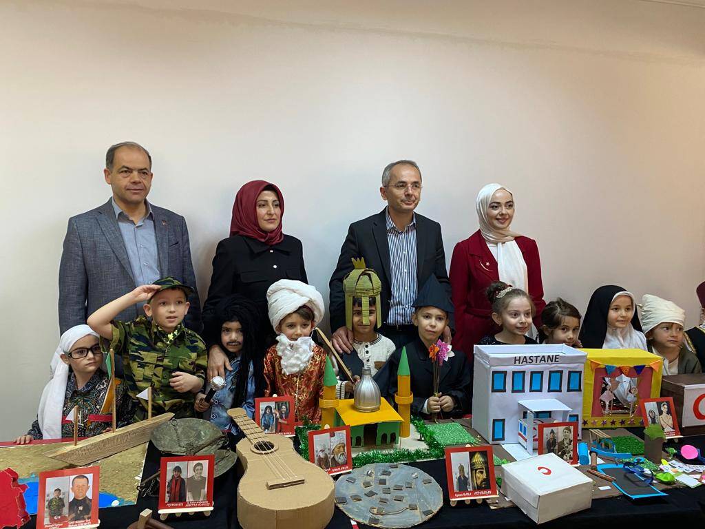 Kardelen Anaokulu'ndan aile katılımı sergisi