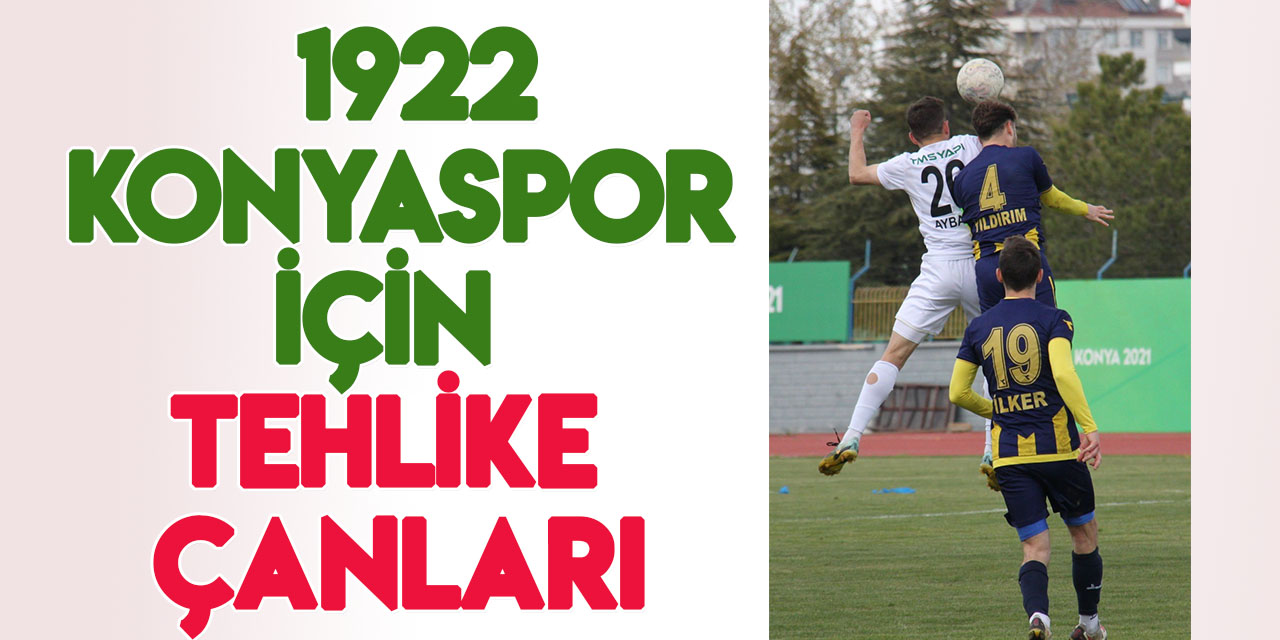 1922 Konyaspor'da galibiyet hasreti 7 maça çıktı!