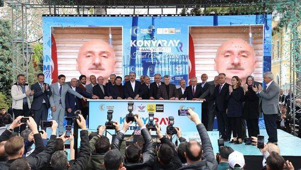KONYARAY Banliyö Hattı’nın temeli atıldı