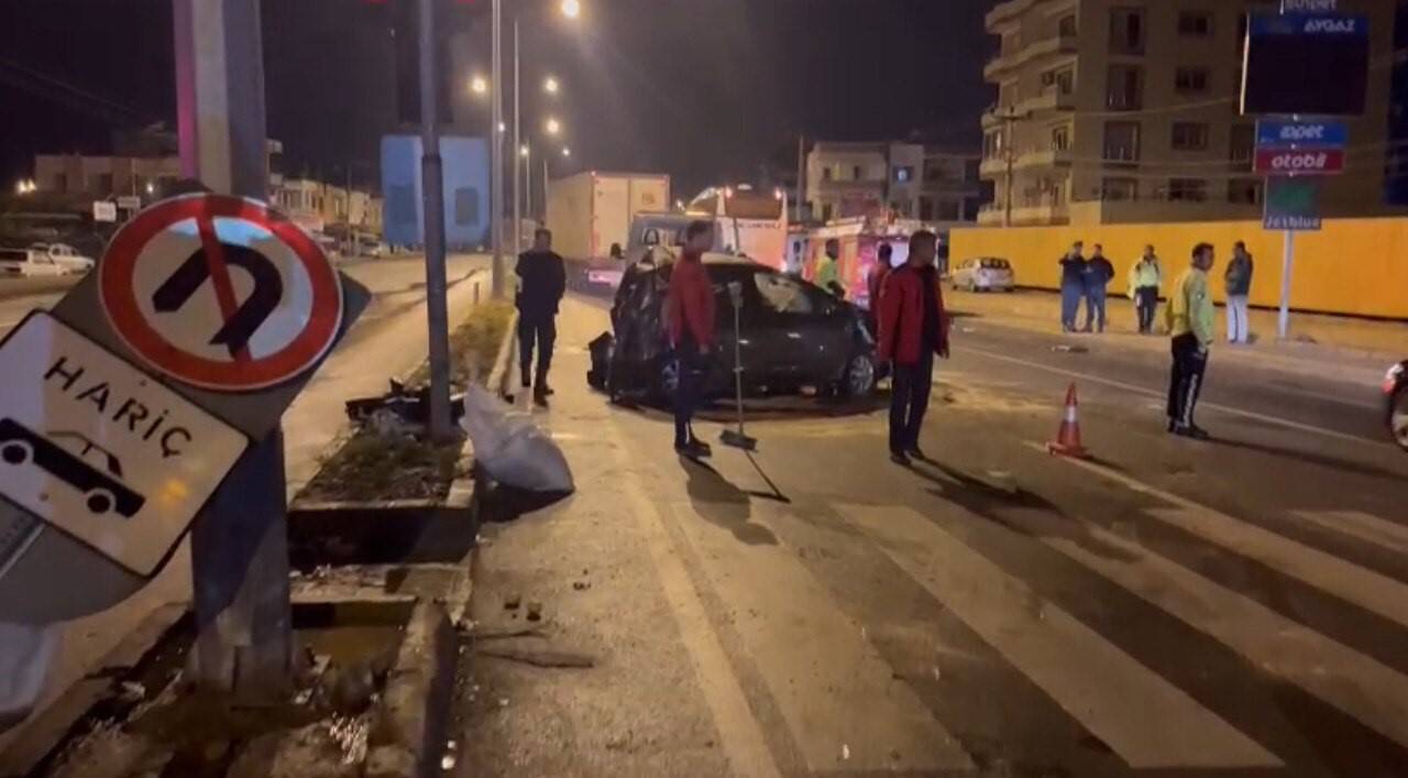 Otobüs ile çarpışan otomobilin sürücüsü hayatını kaybetti