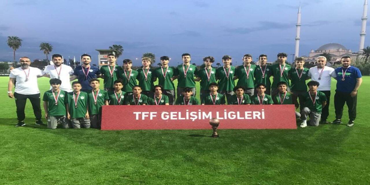 Konyaspor U14 Türkiye üçüncüsü