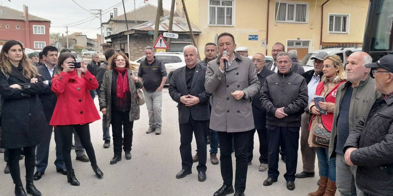 Barış Bektaş, ilçe ziyaretleri yaptı