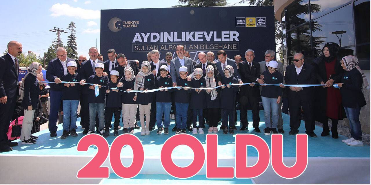 Konya Büyükşehir Belediyesi Aydınlıkevler Sultan Alparslan Bilgehanesi açıldı