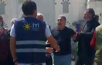 İYİ Partili gruba vatandaş tepkisi