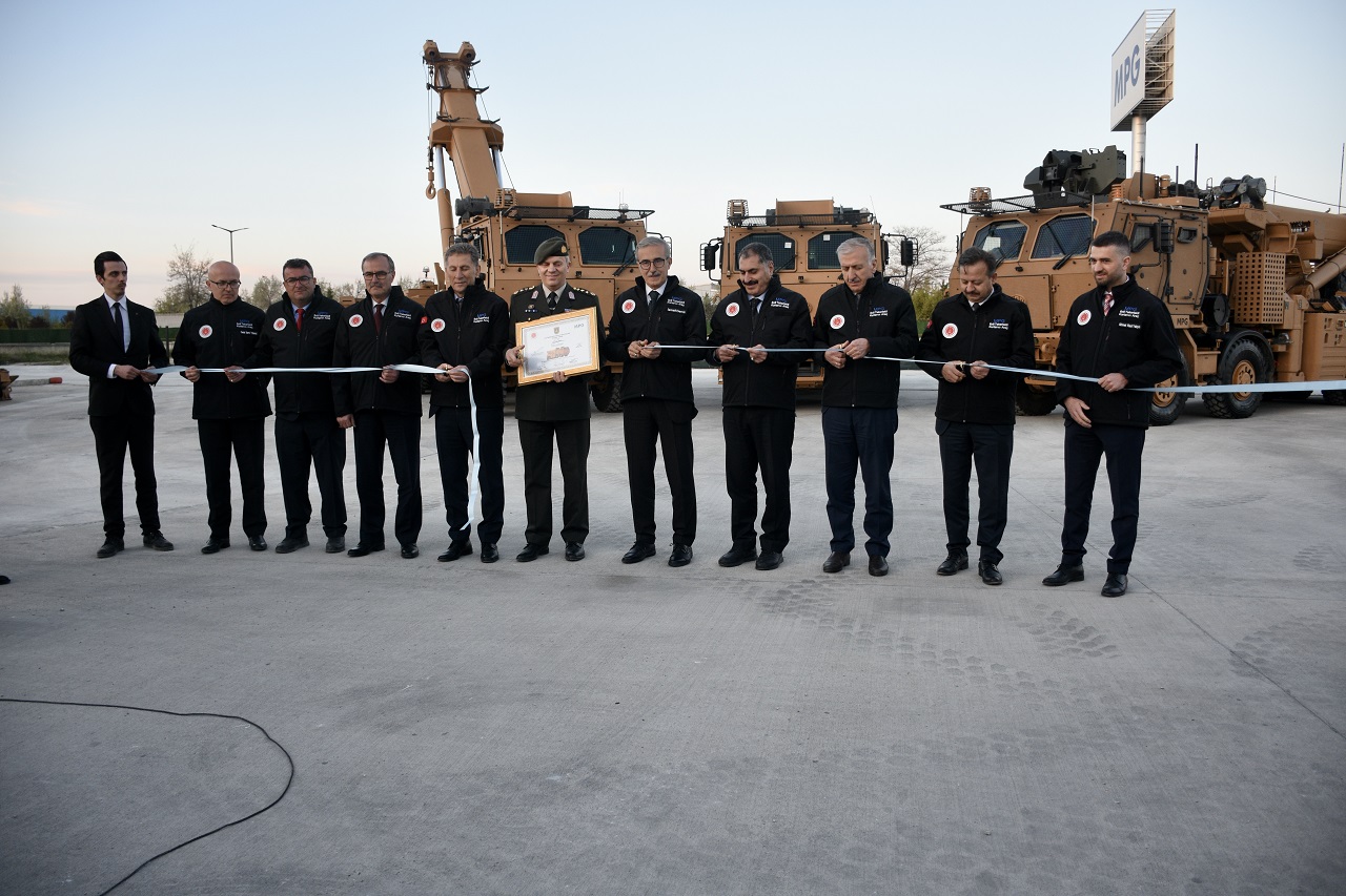 Konya'da 8x8 Tekerlekli Kurtarıcı Araç Projesi İlk Teslimat Töreni yapıldı