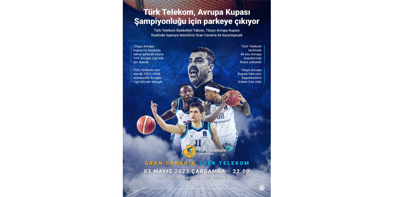 Türk Telekom, 7Days Avrupa Kupası'nı kazanmak için sahaya çıkıyor