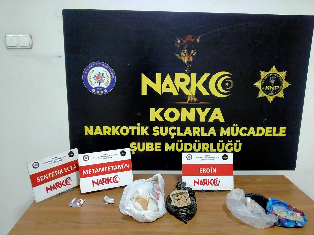 Konya'da zehir tacirlerinin uyuşturucu sevkiyatı için kullandığı yöntem pes dedirtti!