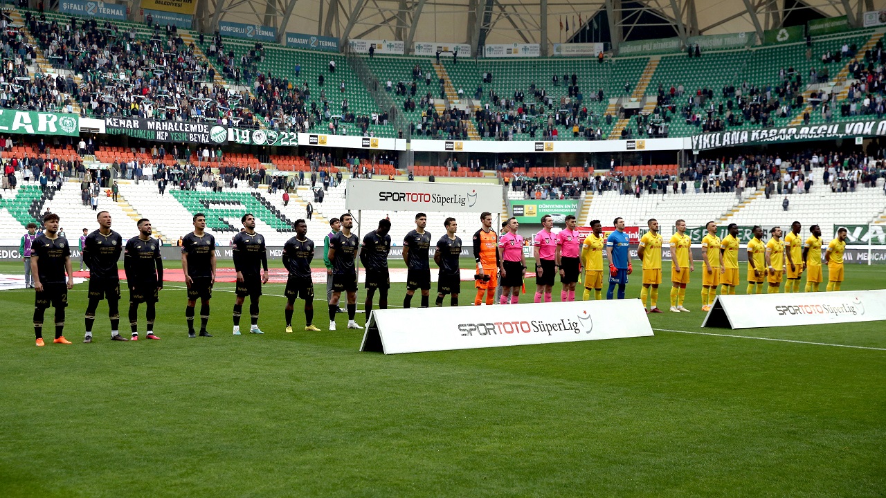 Spor Toto Süper Lig: Konyaspor: 0 - Kayserispor: 0 (İlk yarı)