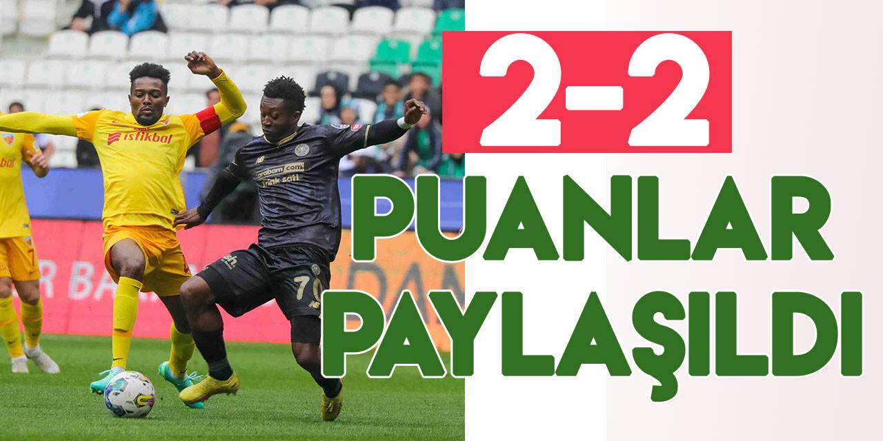 Konya'da kazanan yok!