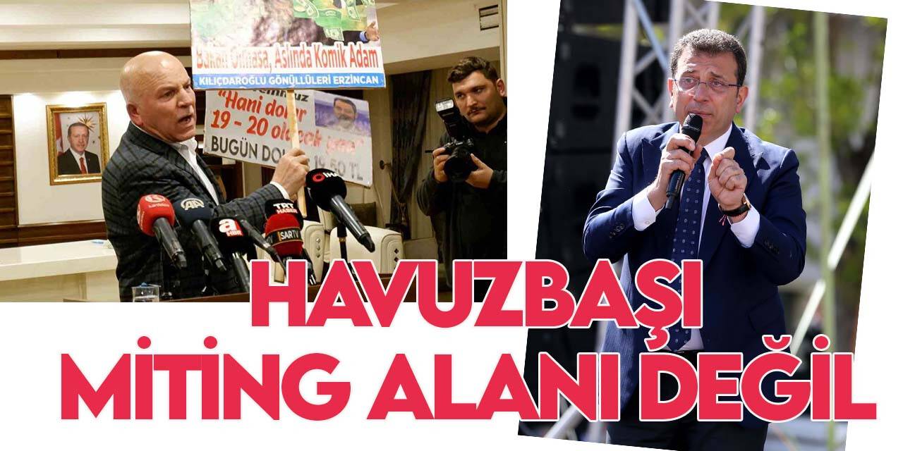 Ekrem İmamoğlu’nun Erzurum gezisi olaylı geçti! Vali Memiş: "Havuzbaşı miting alanı değil"