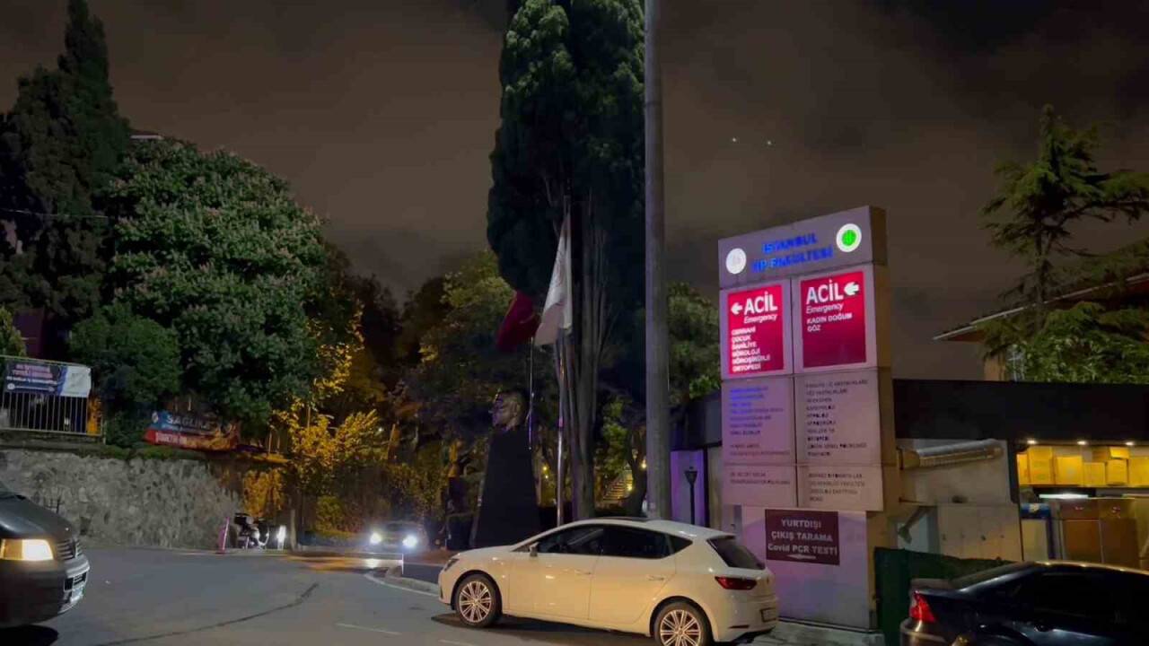 Hastane bahçesinde dehşete düşüren olay