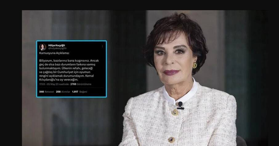 Sadece instagram hesabı olan Hülya Koçyiğit için  sahte hesapla siyasi paylaşım yaptılar