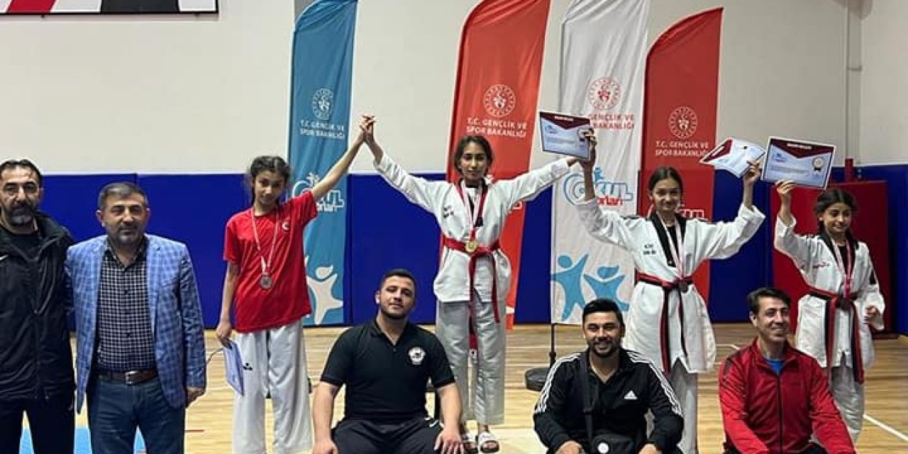 'Okul Sporları Taekwondo'da 4  sporcu finallerde