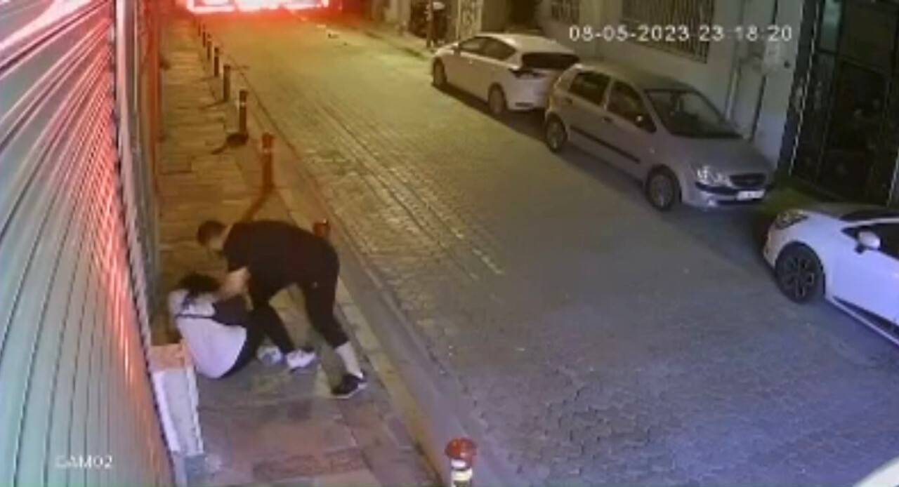 Sokak ortasında kadını öldüresiye döven saldırgan tutuklandı