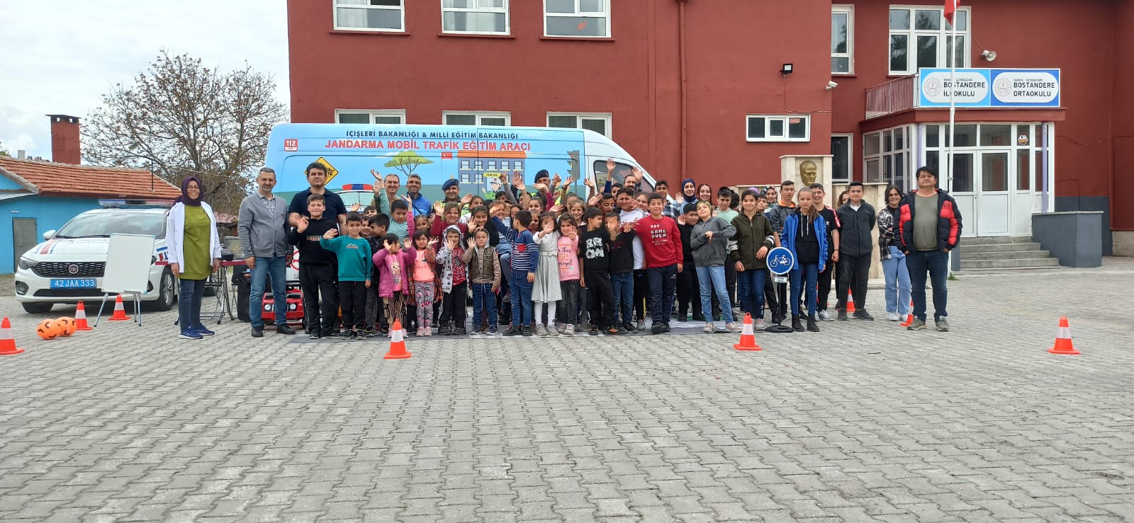 Seydişehir'de öğrencilere trafik eğitimi