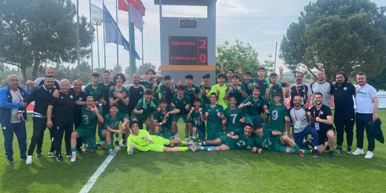 Konyaspor U16 Takımı finale yükseldi