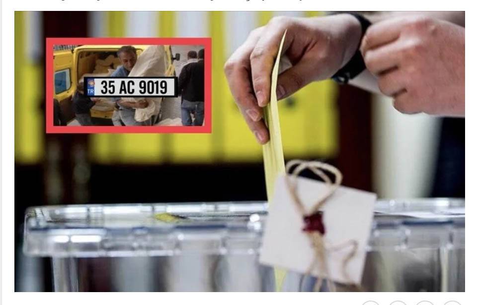 Her seçim öncesi aynı yalan: "Şüpheli plaka"