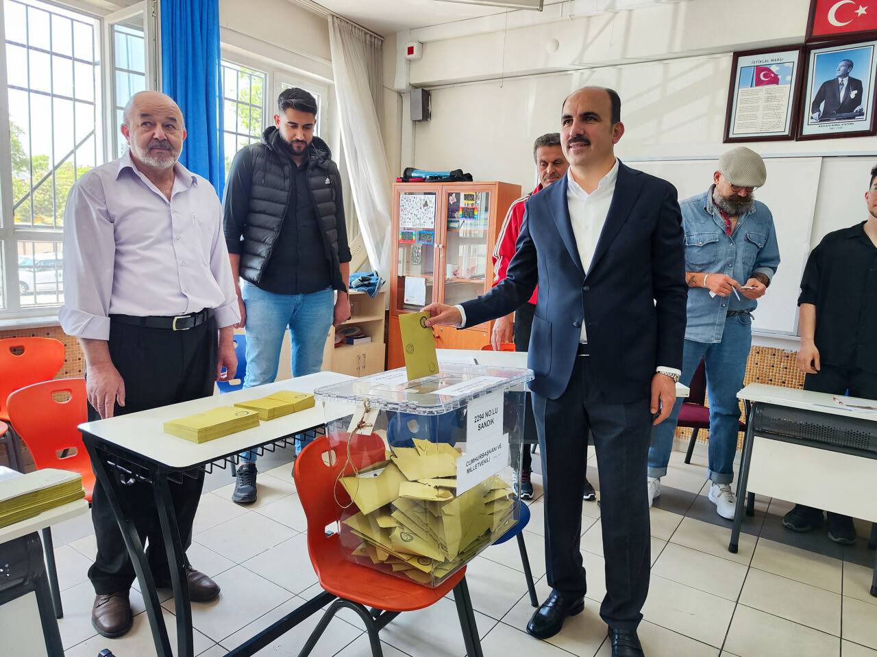 Başkan Altay Cumhurbaşkanlığı seçimi için oyunu kullandı