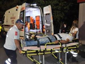 GURBETÇİLER KAZA YAPTI: 1 ÖLÜ 2 YARALI