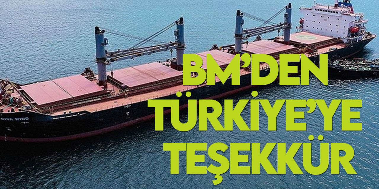BM'den Türk hükumetine tahıl teşekkürü