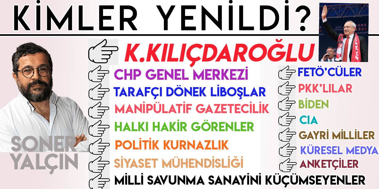 Soner Yalçın "14 Mayıs" sonrası kaybedenler kulübünü yazdı