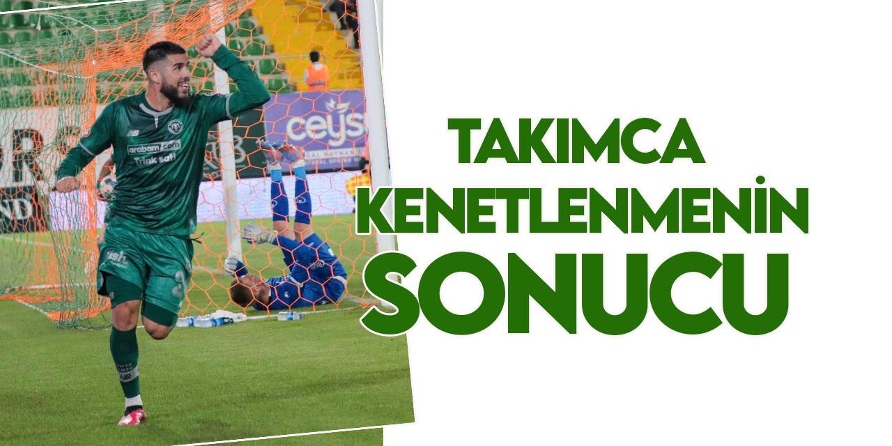 Konyasporlu Pozuelo: Kenetlendik, sahada sonucunu alıyoruz