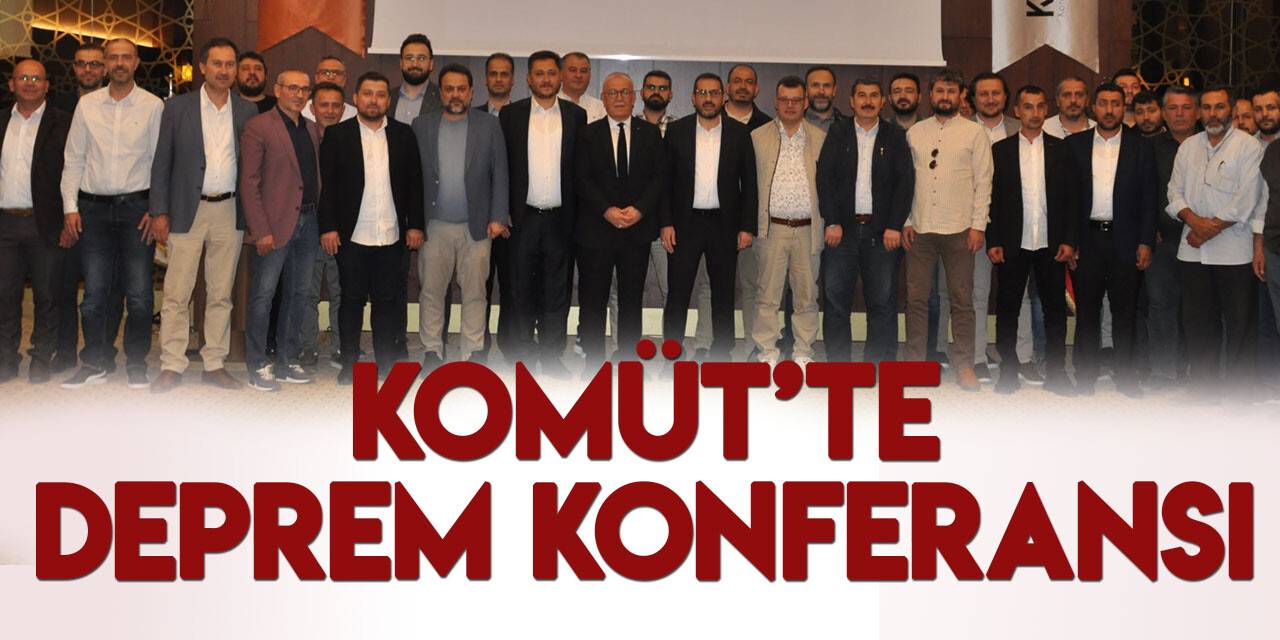 Prof. Dr. Kamanlı' dan KOMÜT'te deprem konulu konferans