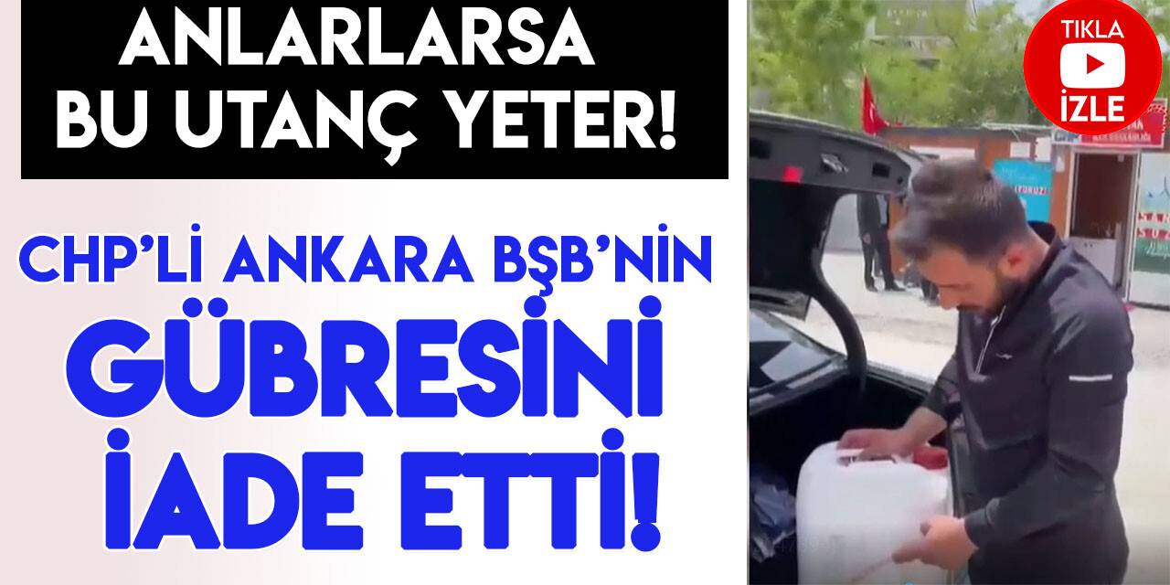 Kahramanmaraşlı depremzede çiftçi, CHP’li belediyenin verdiği gübreyi iade etti