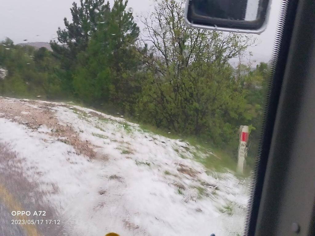 Dolu yağışı tarım arazilerine zarar verdi