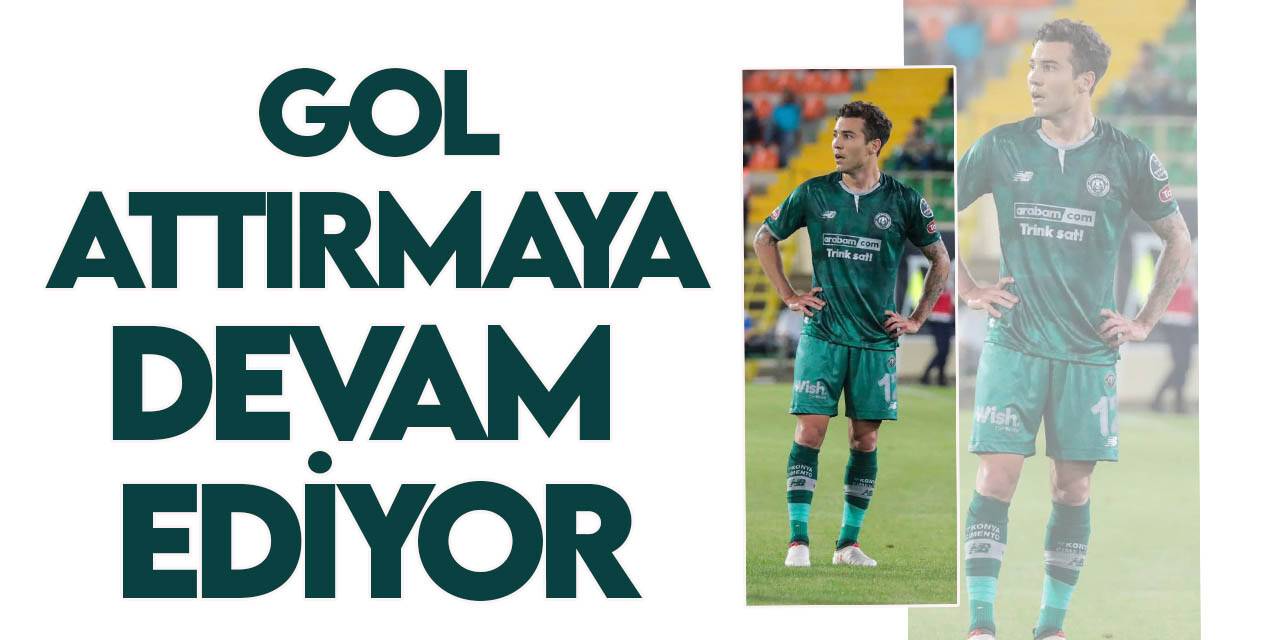 Konyaspor’un sol beki  gol attırmaya devam ediyor