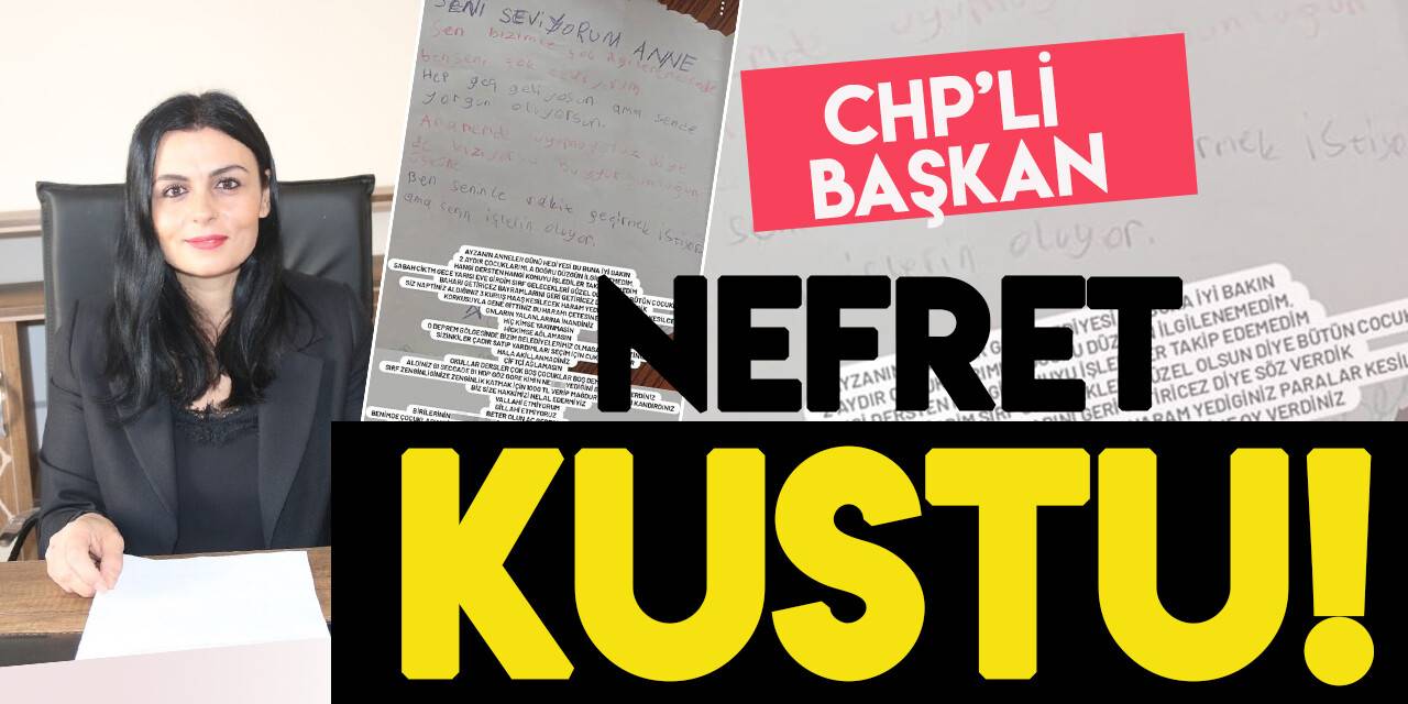 CHP'li kadın kolları başkanı kin ve nefret kustu!
