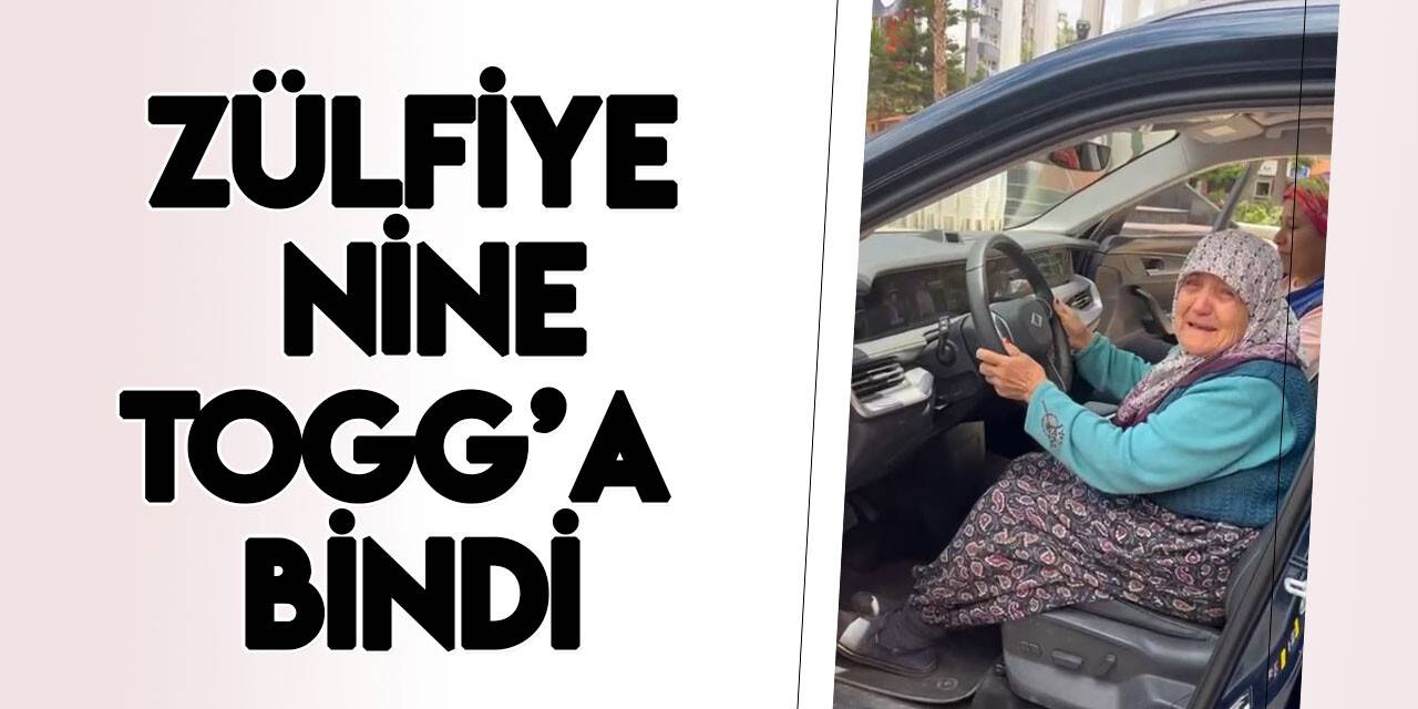 Cumhurbaşkanı Erdoğan’ı evinde ağırlayan Zülfiye Nine TOGG’a binince gözyaşlarını tutamadı