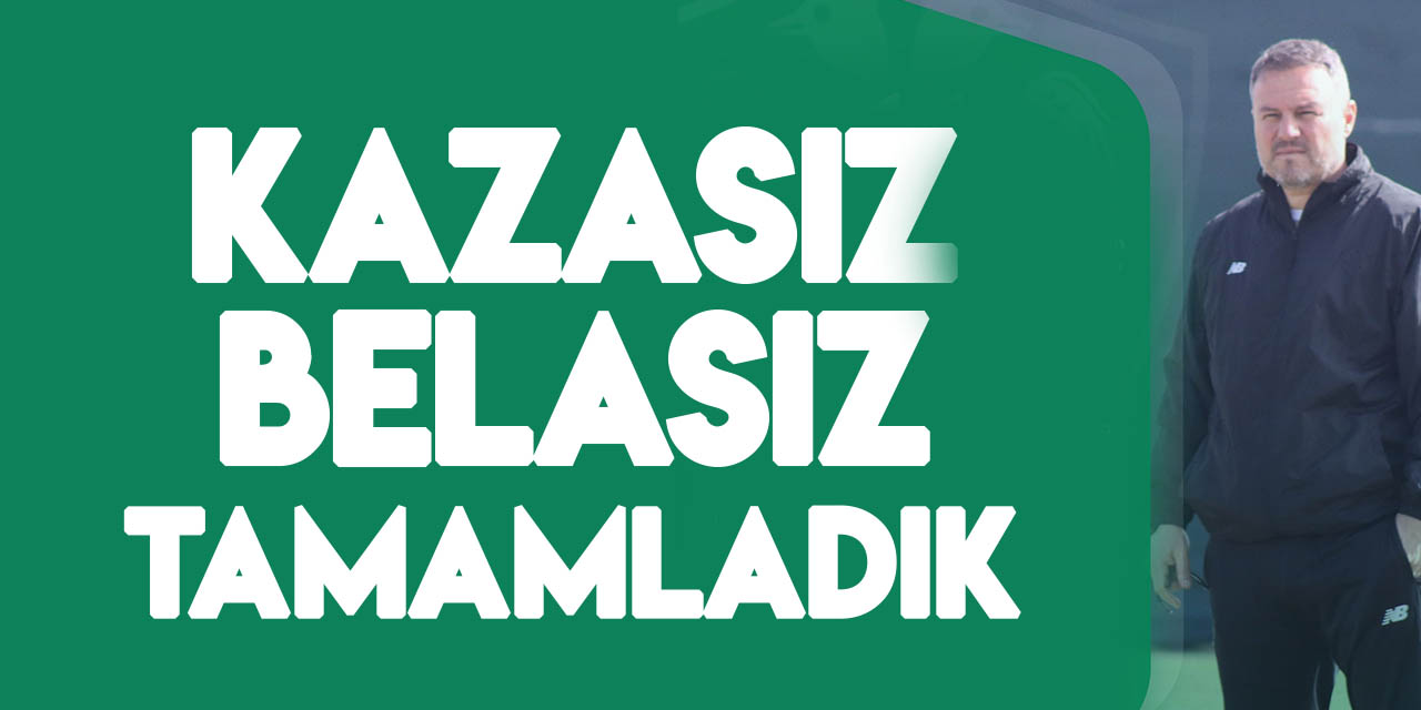 1922 Konyaspor Teknik Direktörü Hakan Ünal: Kazasız belasız tamamladık