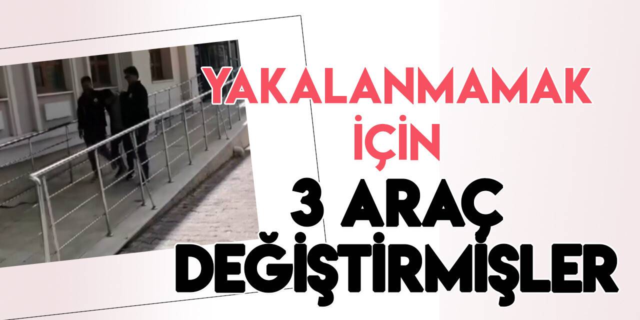 Konya'da etliekmekçide 2 kişiyi yaralayan suç makinelerinin yakalanmamak için 3 araç değiştirmiş