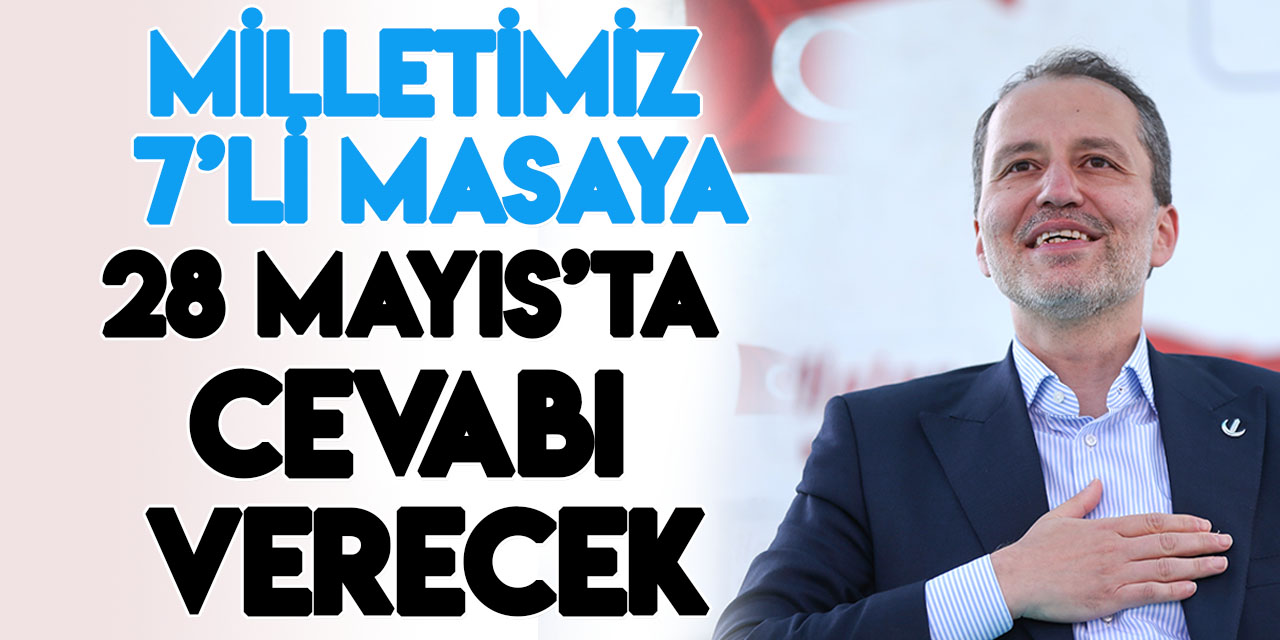 Yeniden Refah Partisi Genel Başkanı Erbakan, Hatay Konya Konteyner Kent'te konuştu