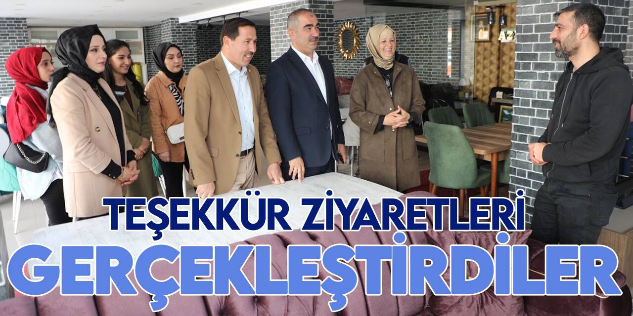 Başkan Hasan Kılca ve milletvekilleri Karatay esnafına 14 Mayıs teşekkür ziyareti gerçekleştirdi