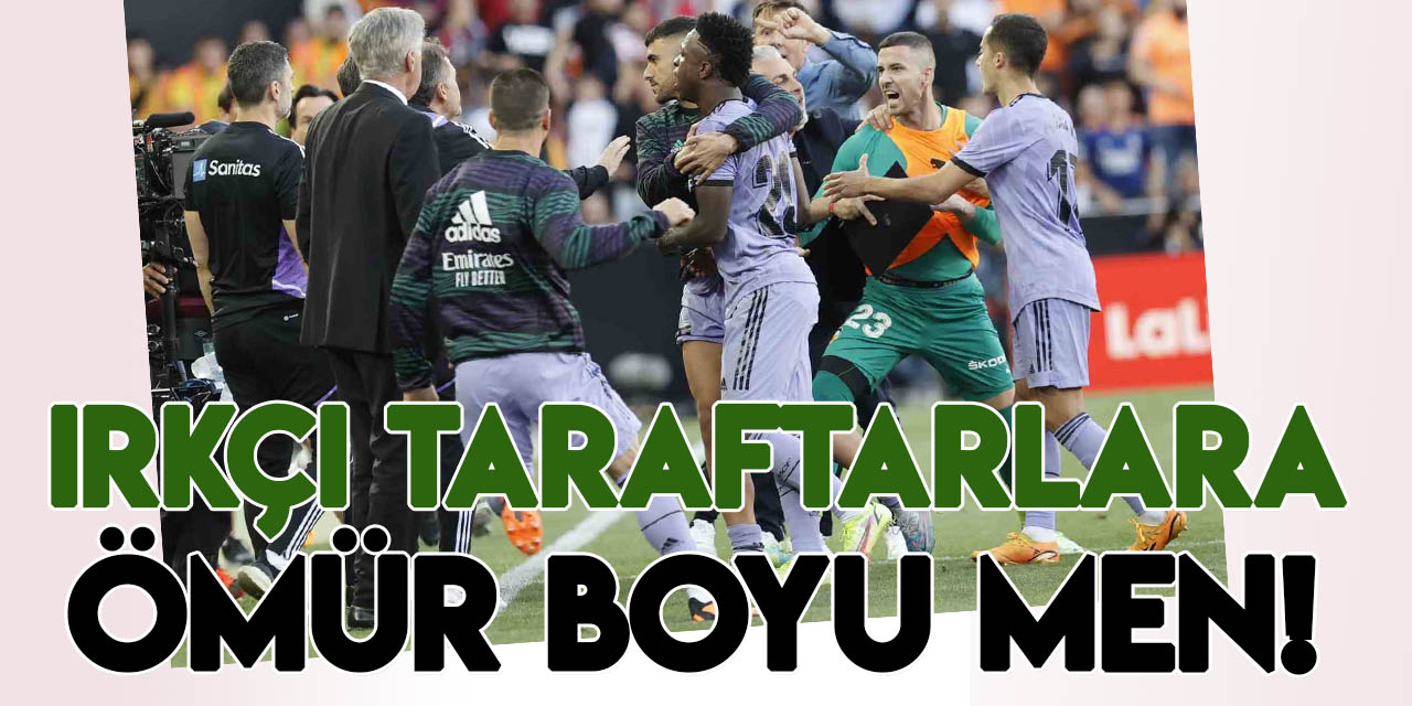 İspanyol kulübünden ırkçı taraftarlara ömür boyu men!