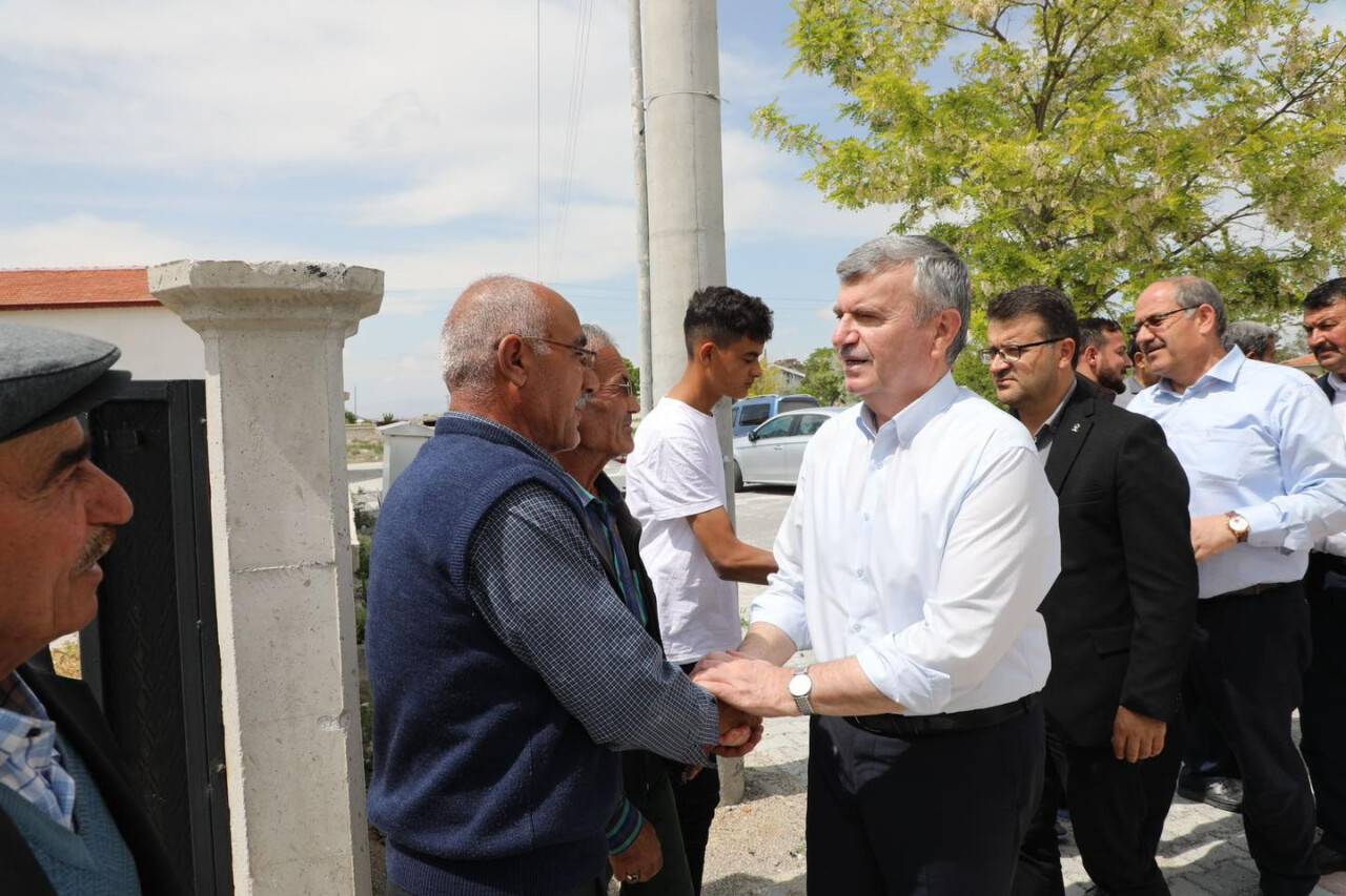 Akyürek, Karapınar’ın 11 mahallesinde vatandaşlarla buluştu