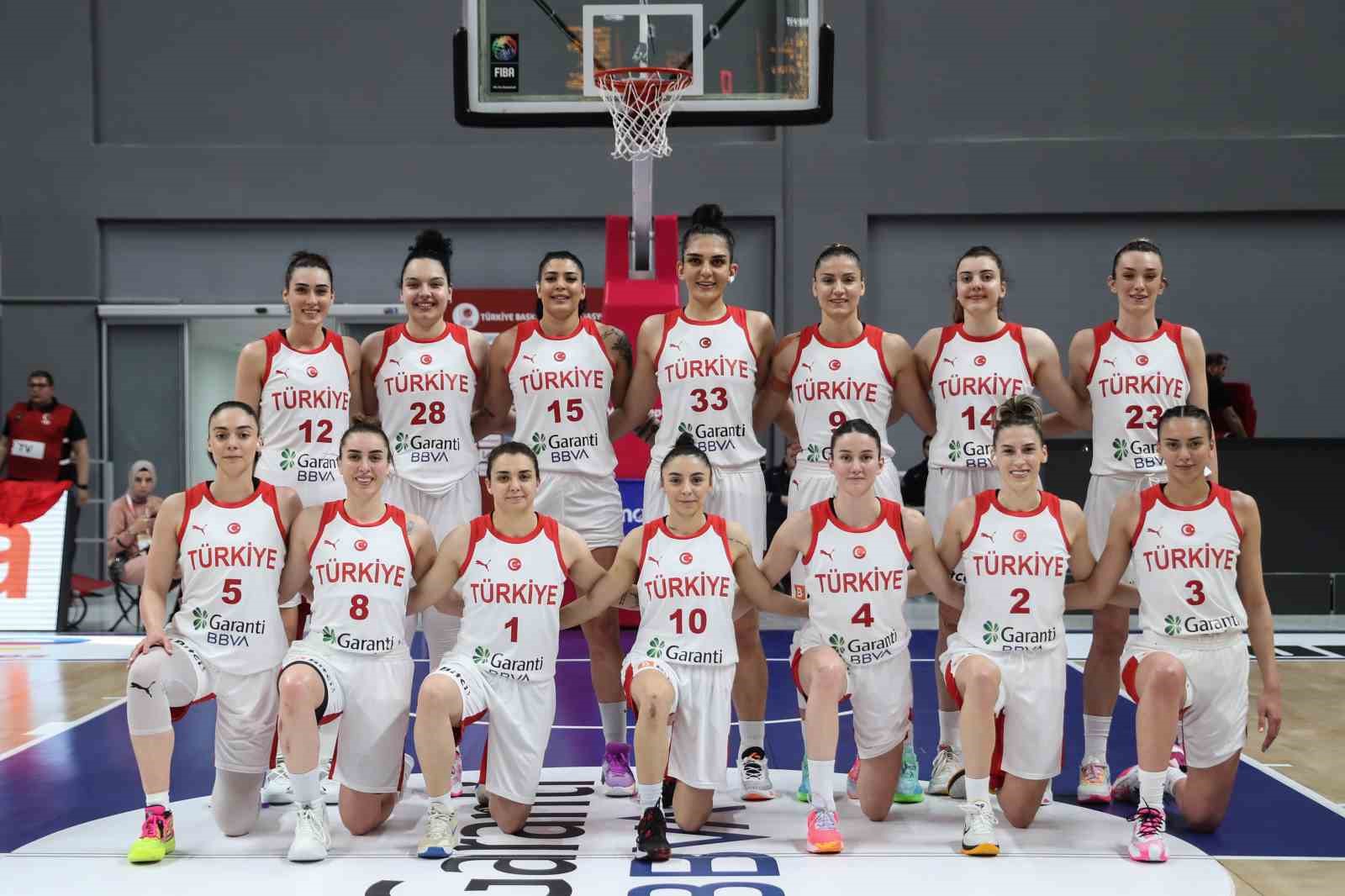A Milli Kadın Basketbol Takımı'nın Avrupa Şampiyonası'nda yarınki rakibi Slovakya