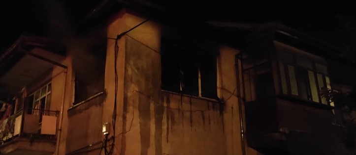 Seydişehir'de ev yangını