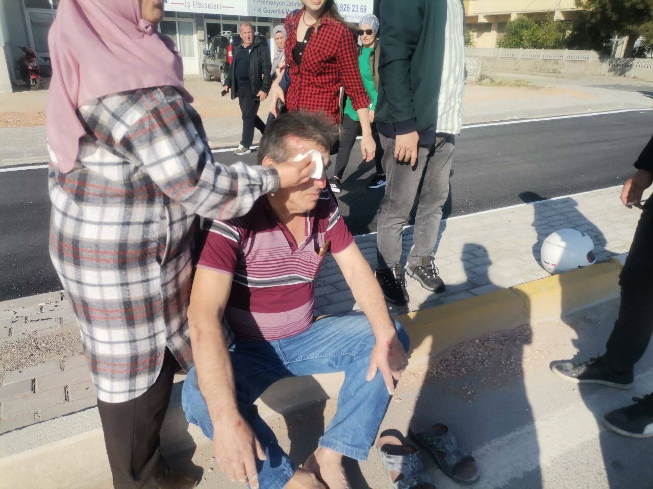 Trafik kazasında 1 yaralı