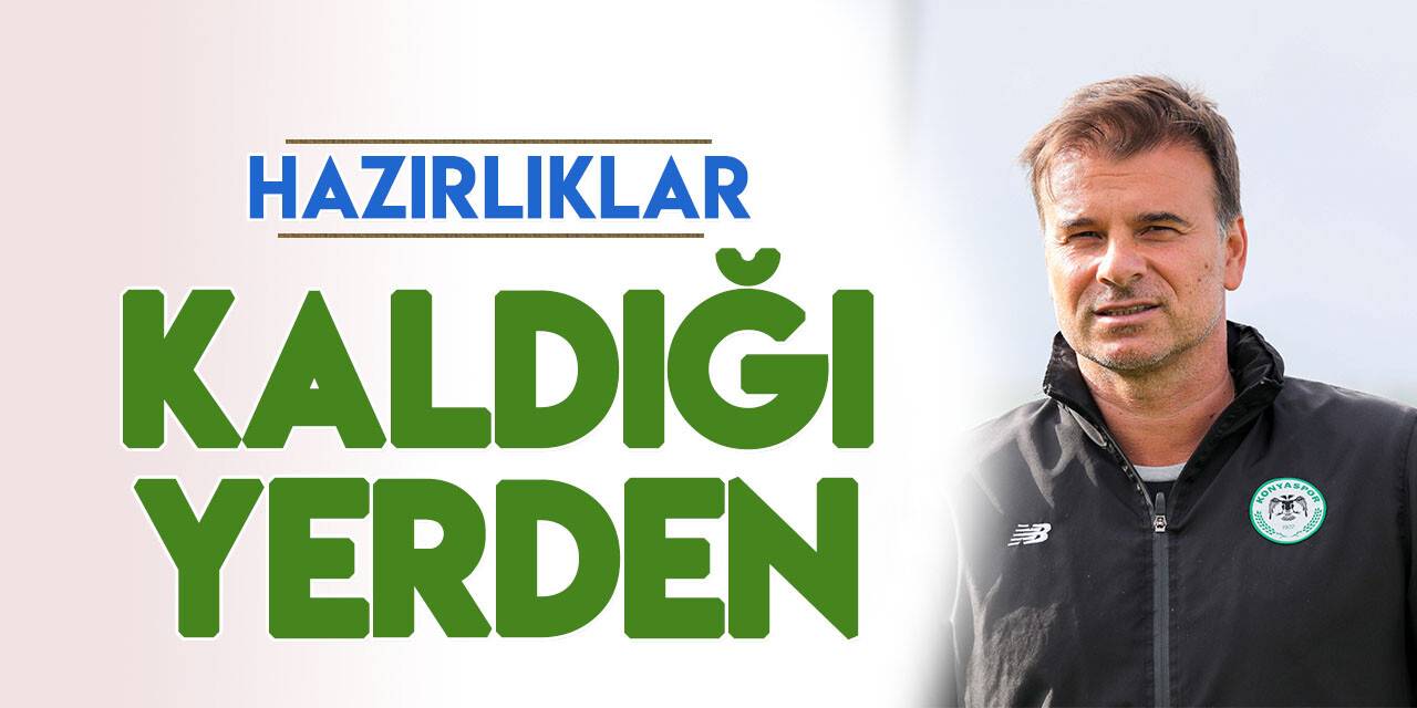 Konyaspor'da Sivasspor maçı hazırlıkları kaldığı yerden