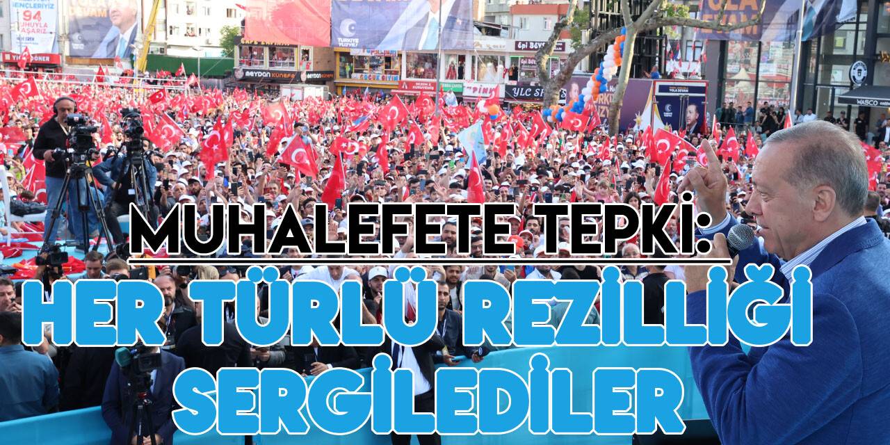 Cumhurbaşkanı Erdoğan’dan: "İktidara gelmek koltuklarını korumak adına her türlü rezilliği sahnelediler"