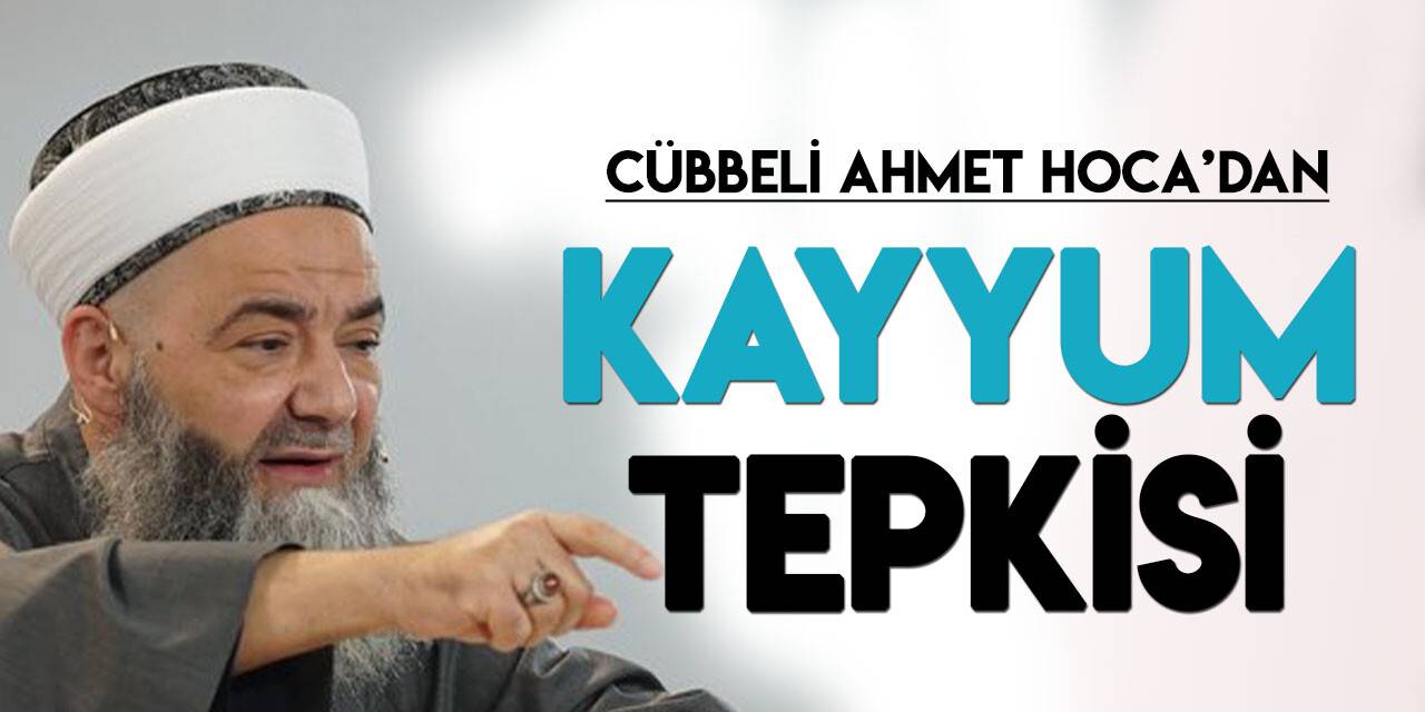 Cübbeli Ahmet Hoca'dan sert "kayyum" tepkisi!