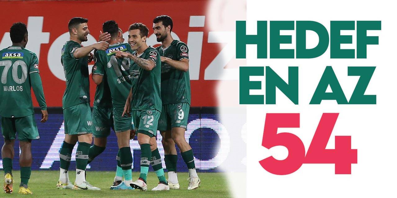 Konyaspor'da hedef en az 54