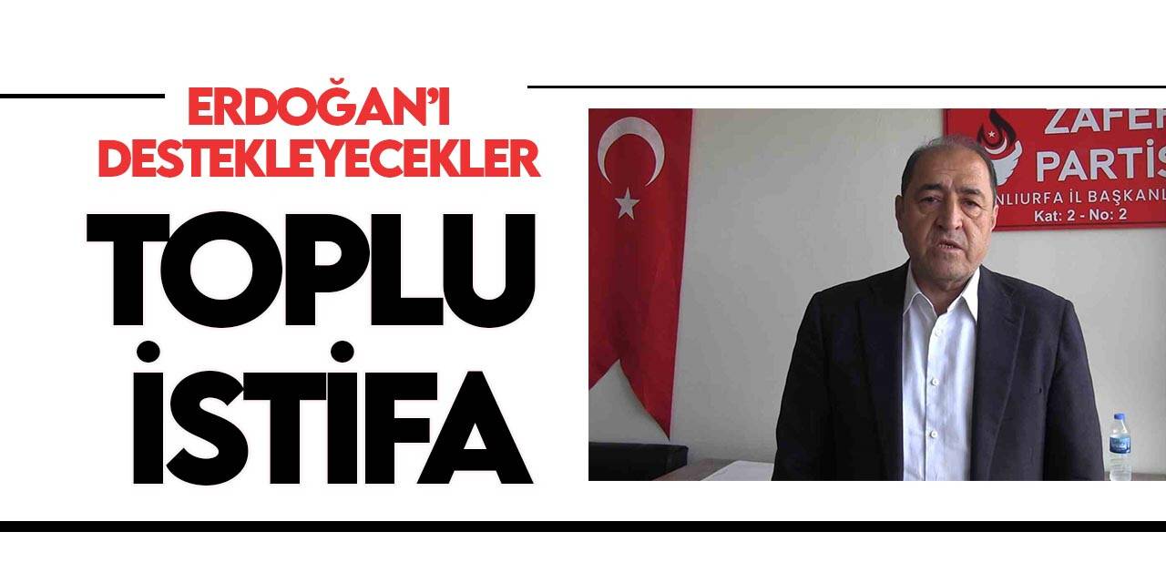 Zafer Partisi’nden toplu istifa ettiler, Cumhurbaşkanı Erdoğan’ı destekleme kararı aldılar