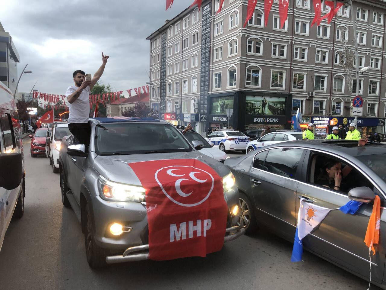 Erzurum’da Erdoğan sevinci