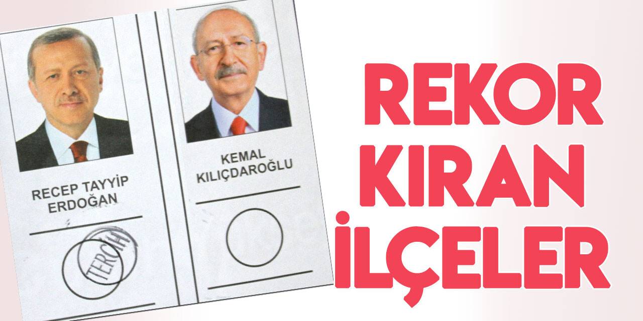 "Cumhurbaşkanı (2023) 2. Tur Seçimi" Konya ilçelere göre oy oranları (SIRALI LİSTE)